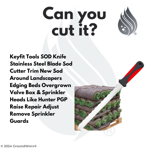 Group 7) Sod Knife (Red)