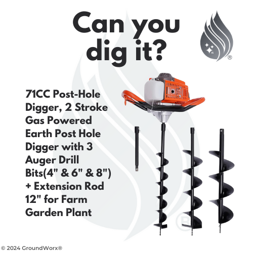 Group 6) Power Auger (Gas Powered) (6")