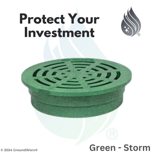 Group 6) Faux Storm Drain Cover (Green)
