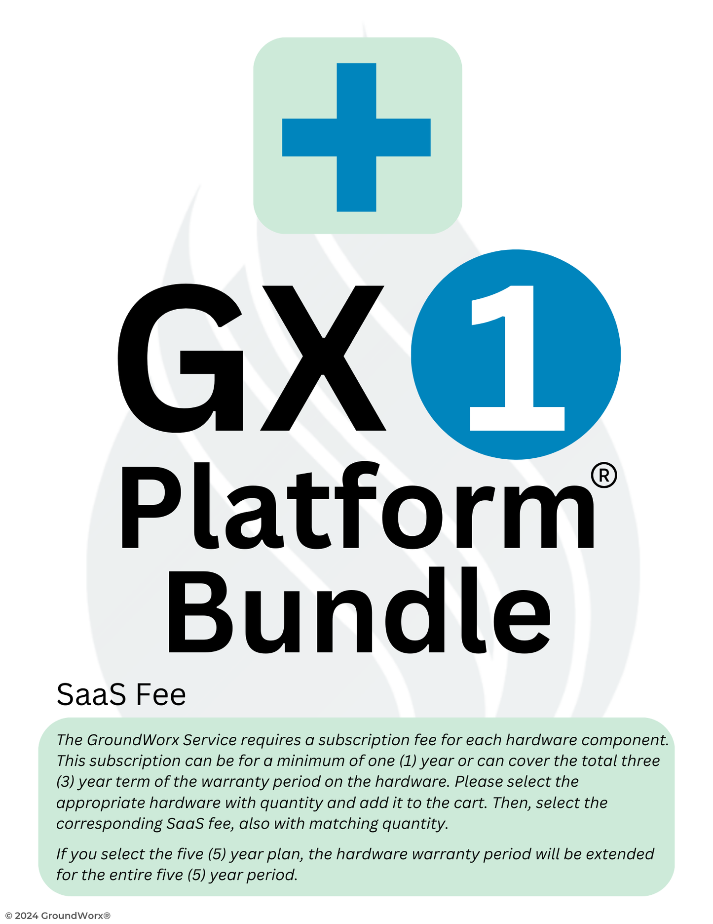 Group 2) GX-1 Platform  - (5 Years) GX-1FX (AG Extender) (SaaS)