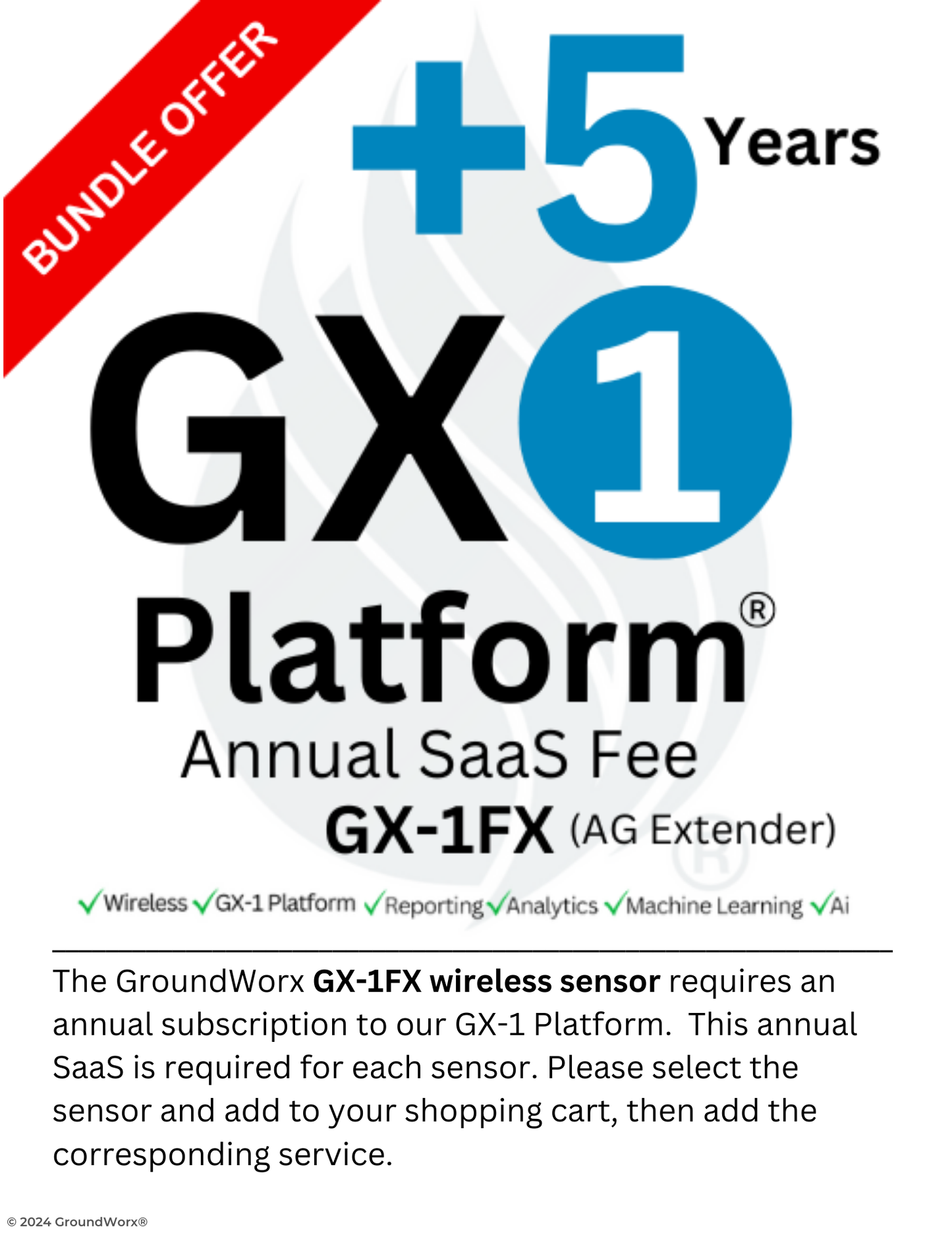 Group 2) GX-1 Platform  - (5 Years) GX-1FX (AG Extender) (SaaS)