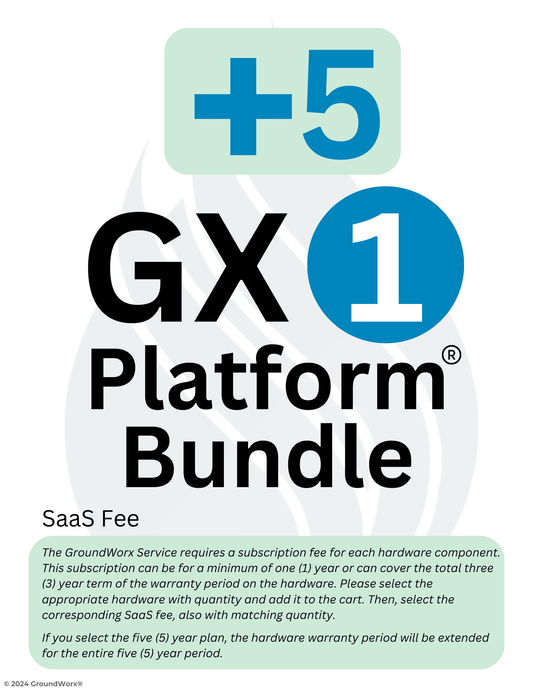 Group 3) GX-1 Platform  - (5 Year) GX-1 MicroWeather - ATMOS 41 W (All-in-ONE) (LTE Cellular) (SaaS)