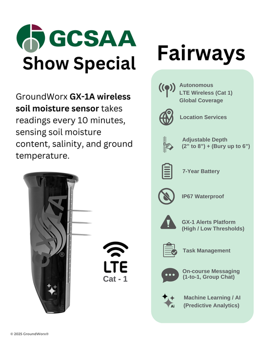 SHOW SPECIAL for GCSAA - 3 Year w/SaaS Bundle - GX-1A (Turf & Gardens)