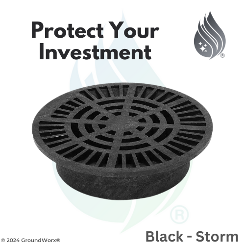 Group 6) Faux Storm Drain Cover (Black)